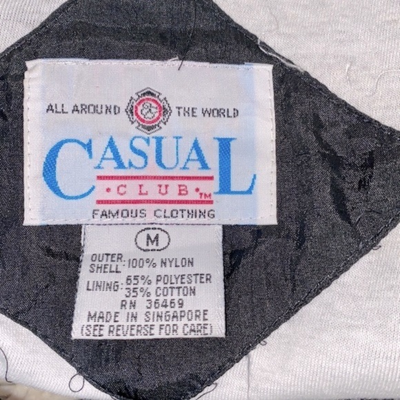 Vintage 80’s black jacket size medium - Picture 5 of 11